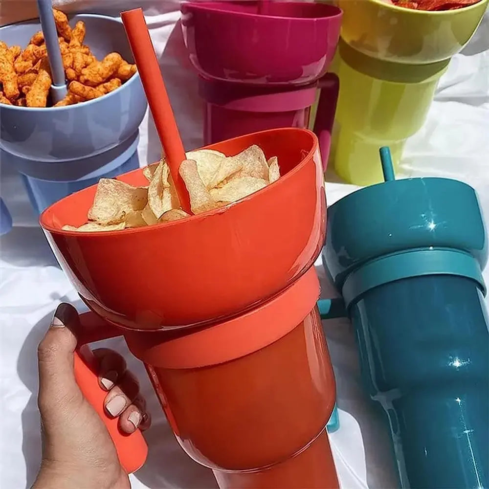 Vaso Snack 2 en 1 tik tok 950 ML