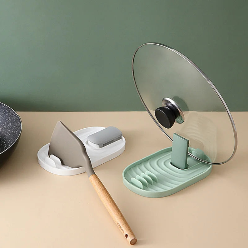 Soporte para Tapa de Olla y Espatulas